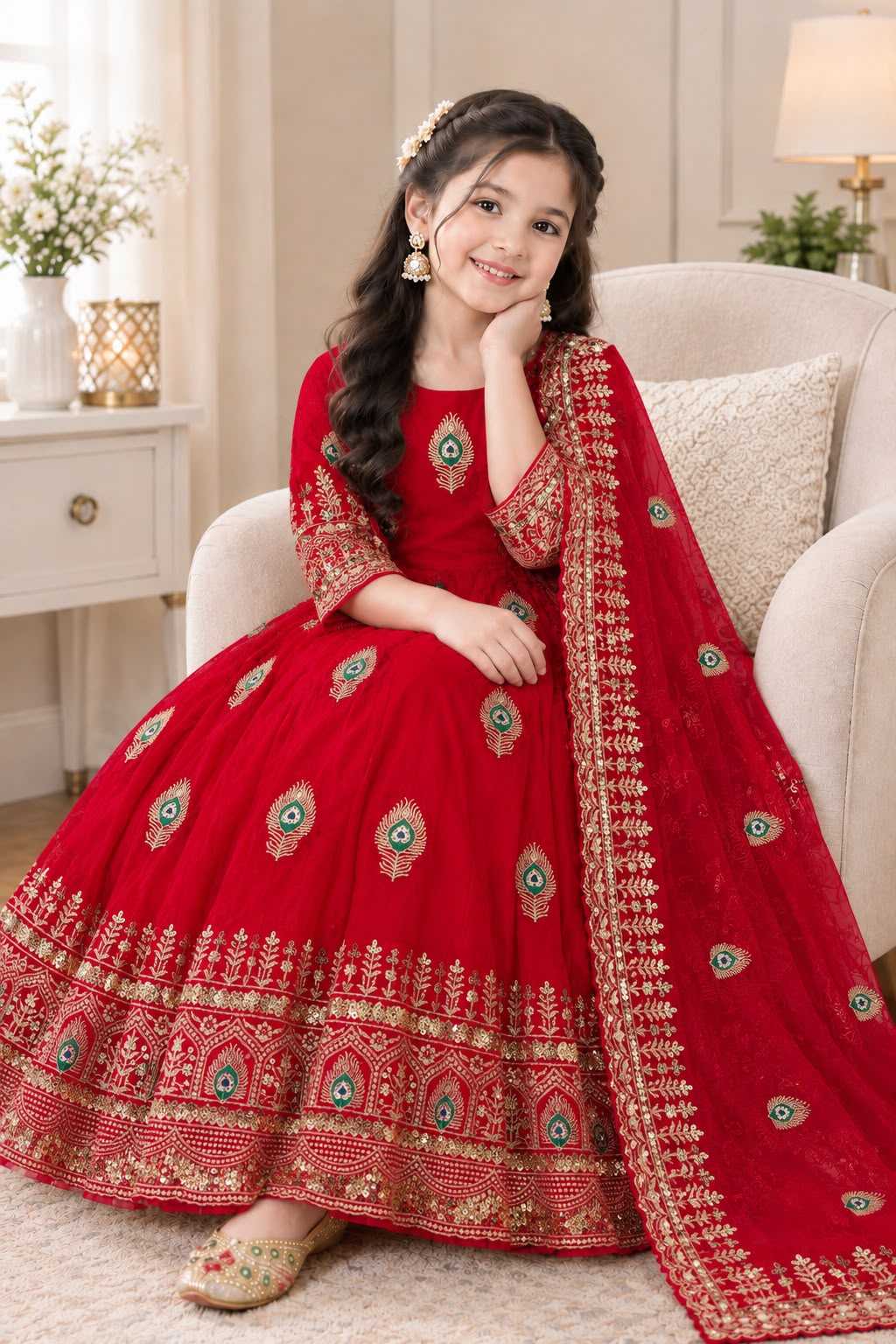 Soft Silk Kids Gown