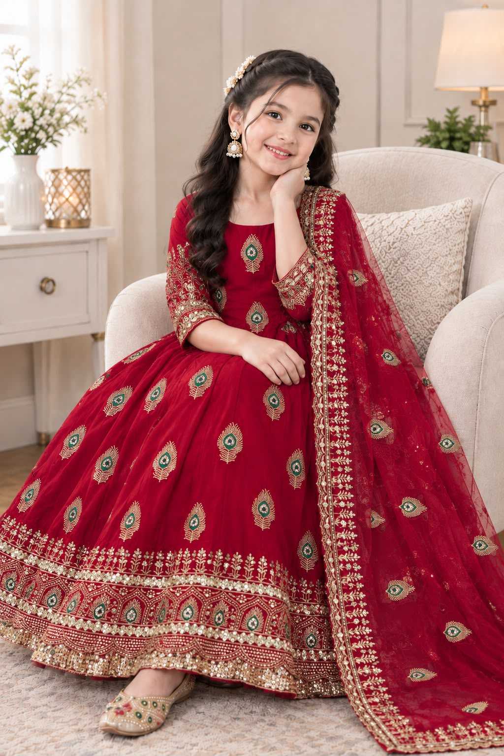 Soft Silk Kids Gown