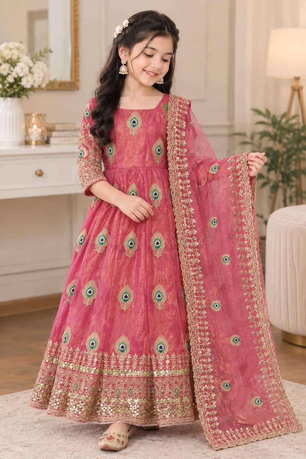 Soft Silk Kids Gown