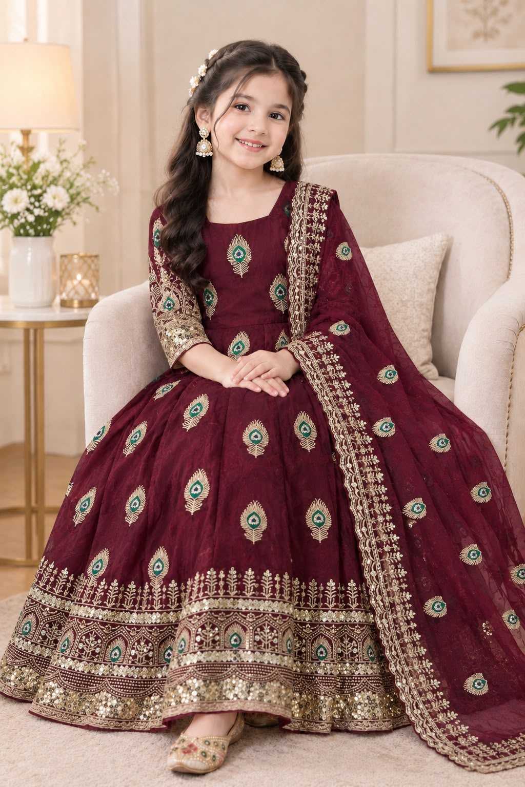 Soft Silk Kids Gown