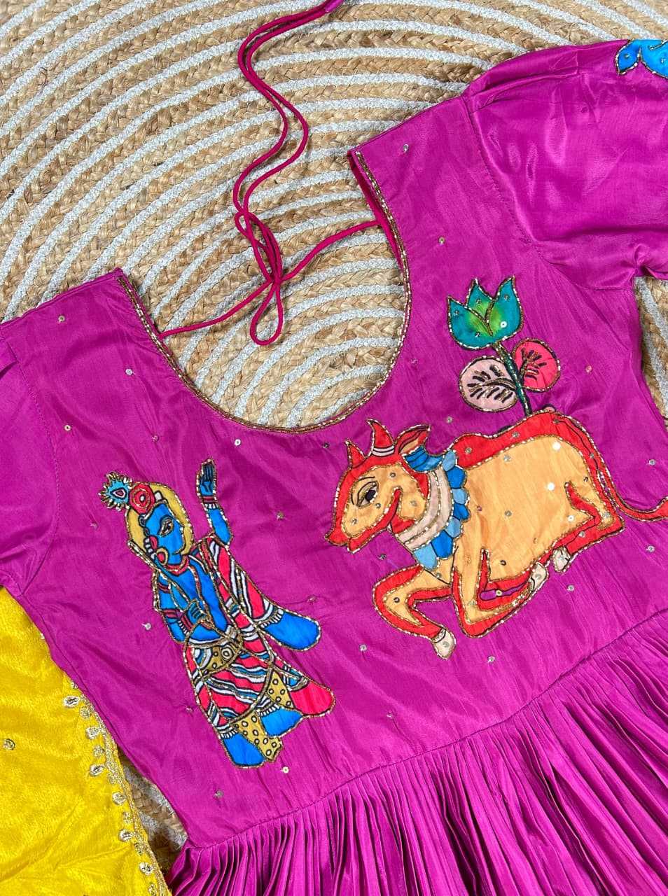 Advika Soft Silk Work Gown