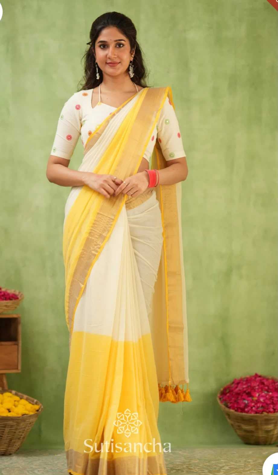 Cotton Half Saree