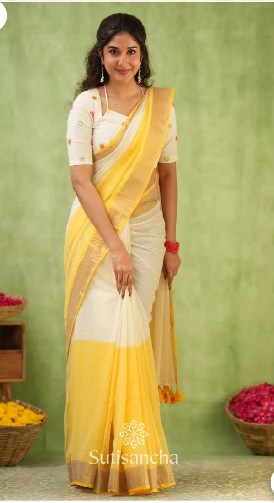 Cotton Half Saree