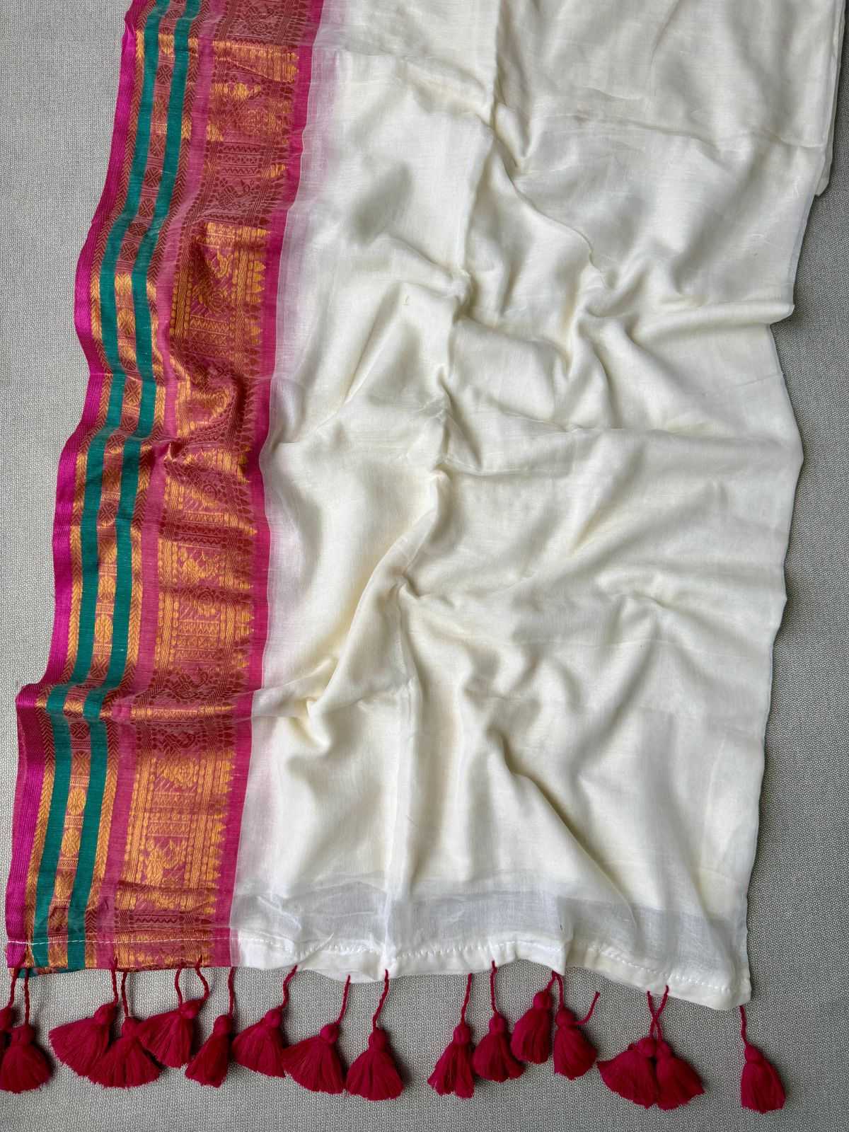Pure Cotton Fancy Saree