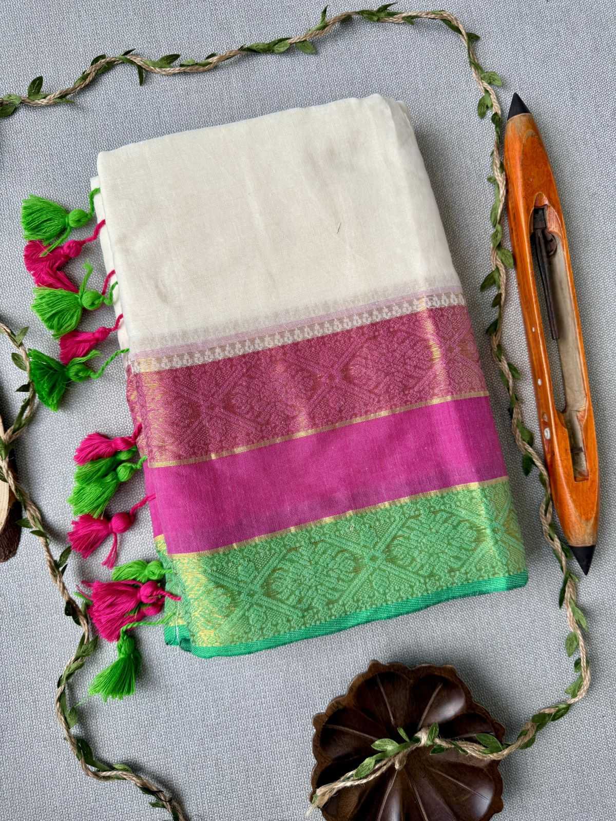 Pure Cotton Fancy Saree