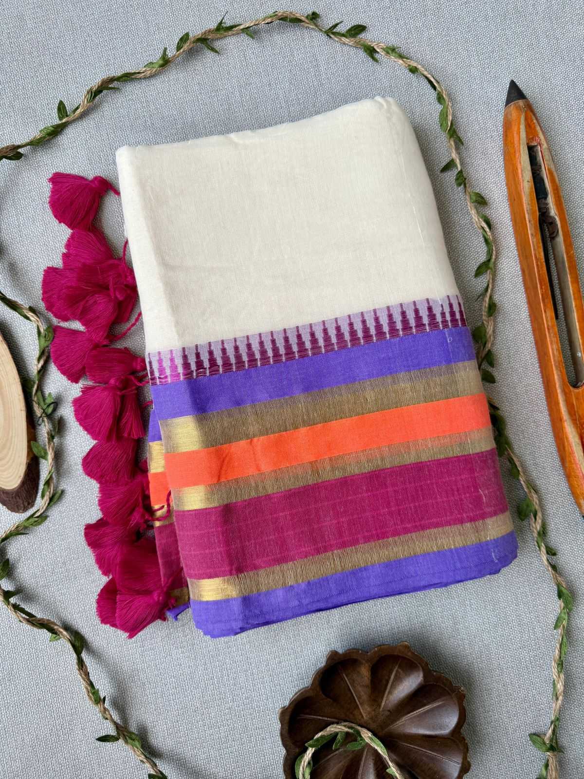 Pure Cotton Fancy Saree