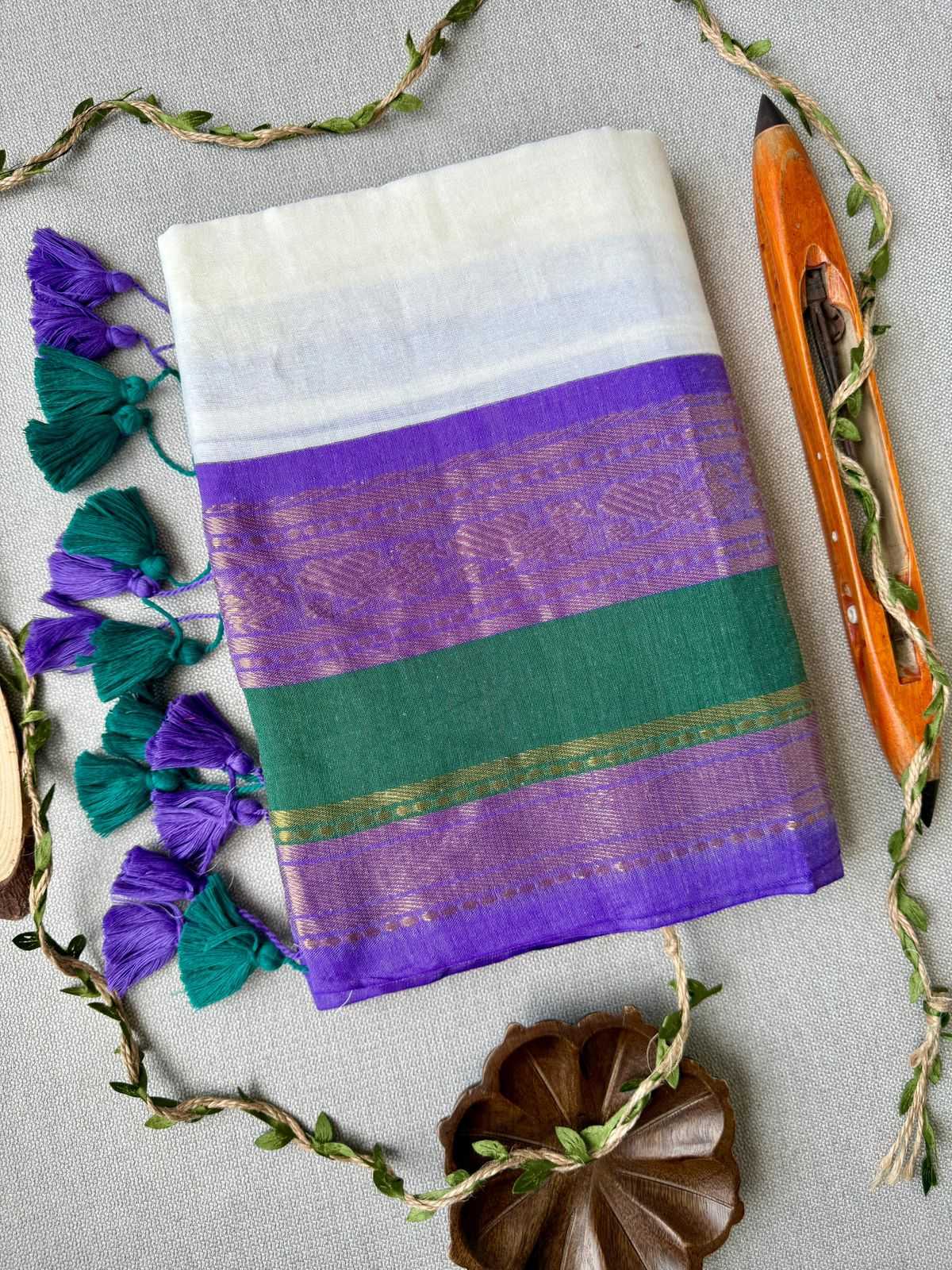 Pure Cotton Fancy Saree