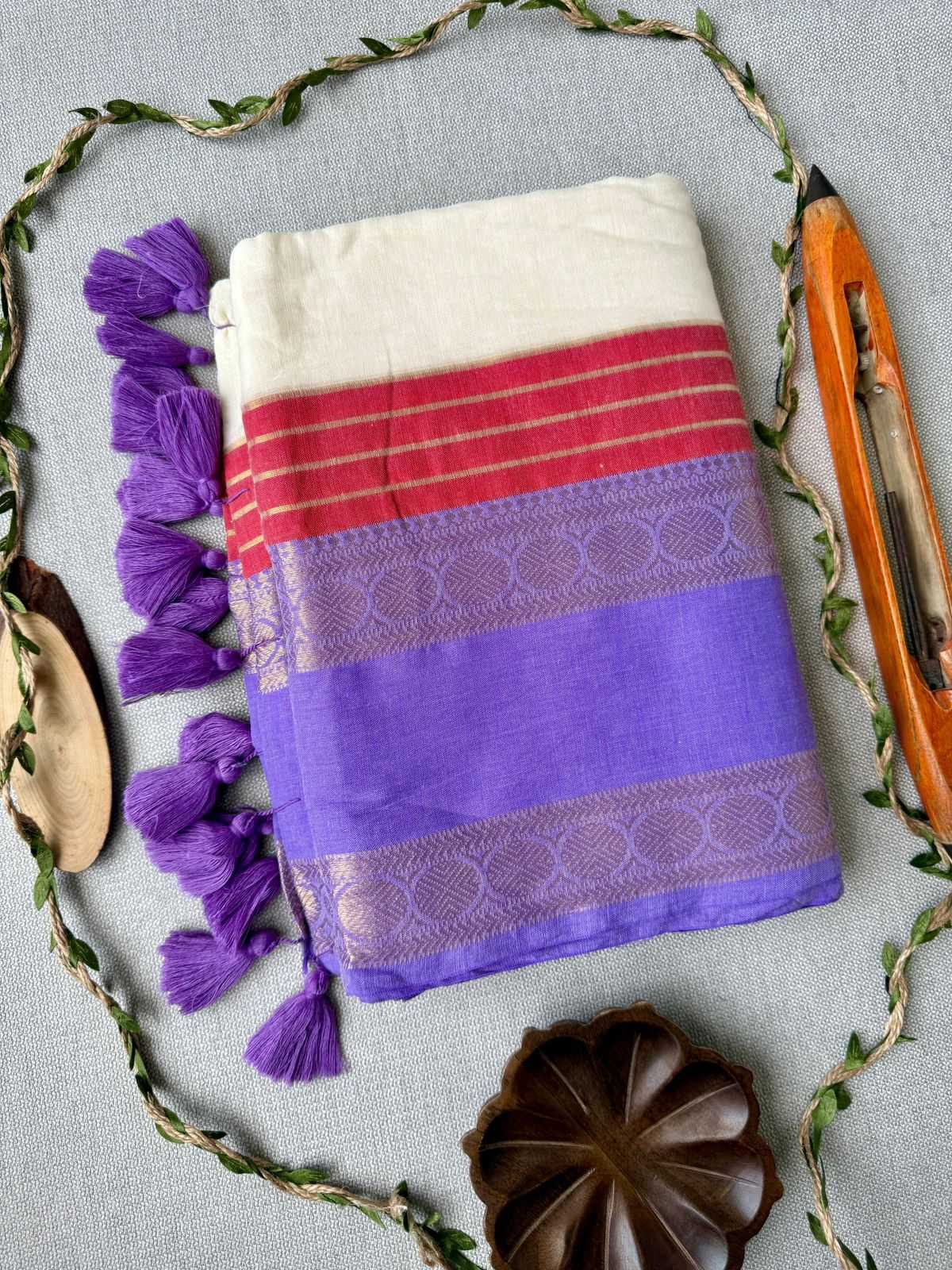 Pure Cotton Fancy Saree