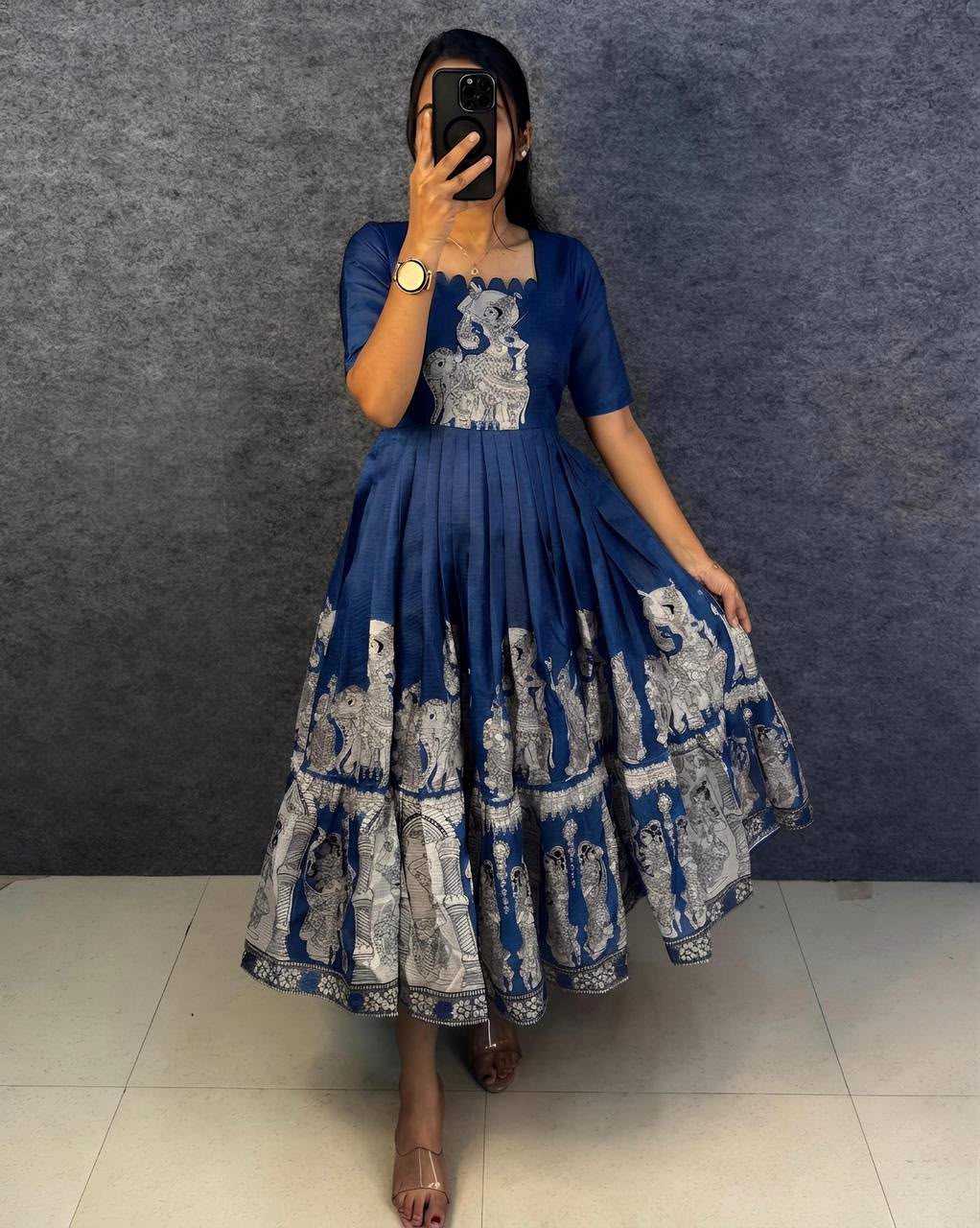 Printed Gown