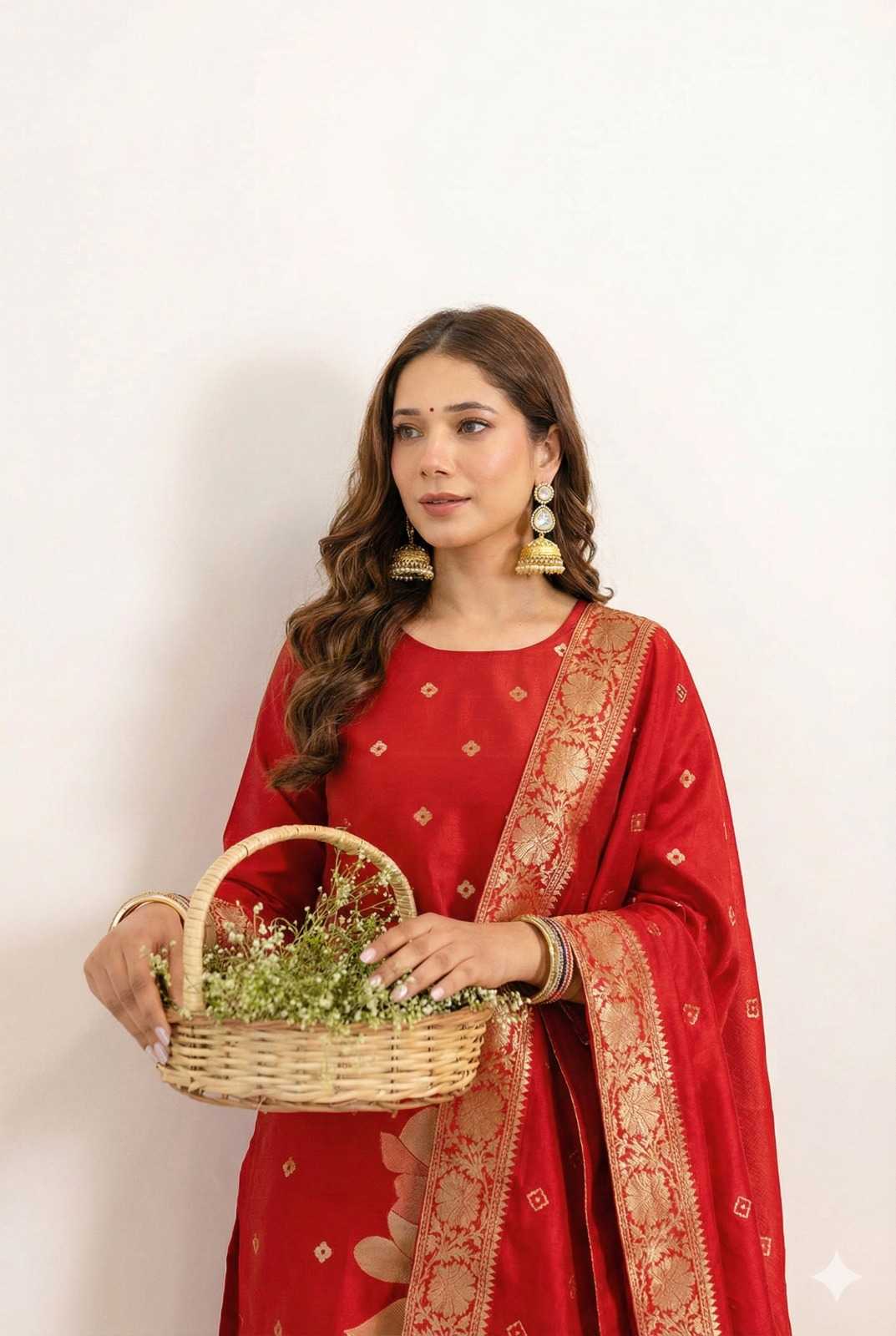 Ladies Silk Suit