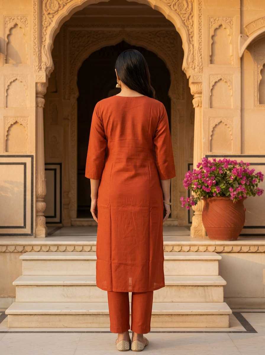 Heavy Roman Silk Ladies Suit