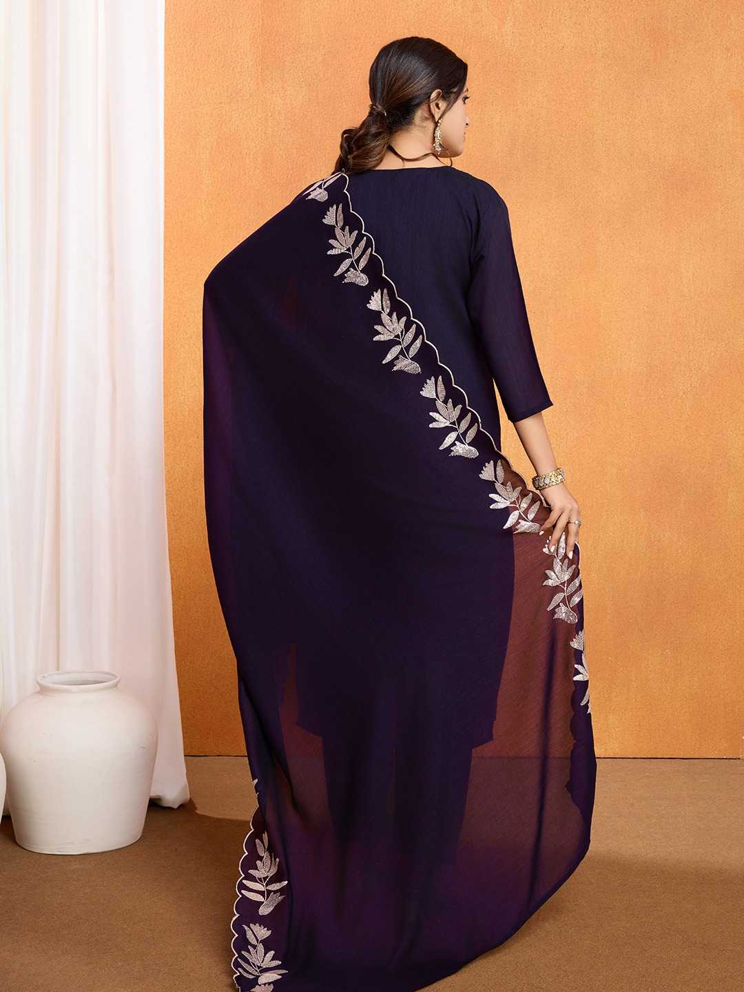 Soft Vichitra Party Wear Kurti
