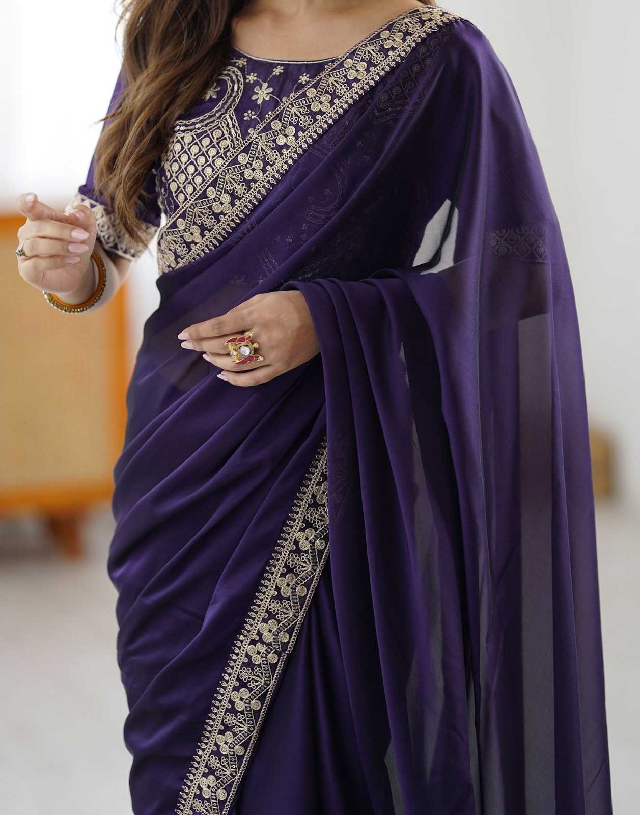 Rangoli Silk Party Wear Saree