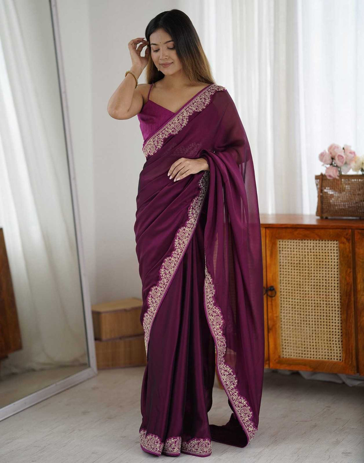 Charmi Rangoli Silk Soft Saree