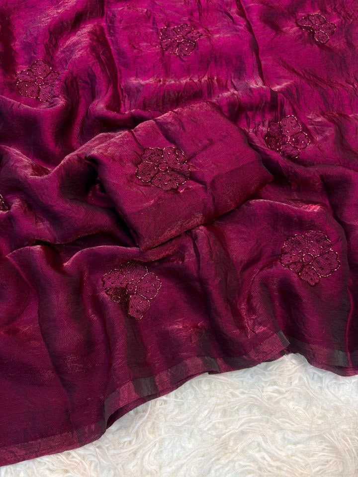 Asmi Satin Designer Saree
