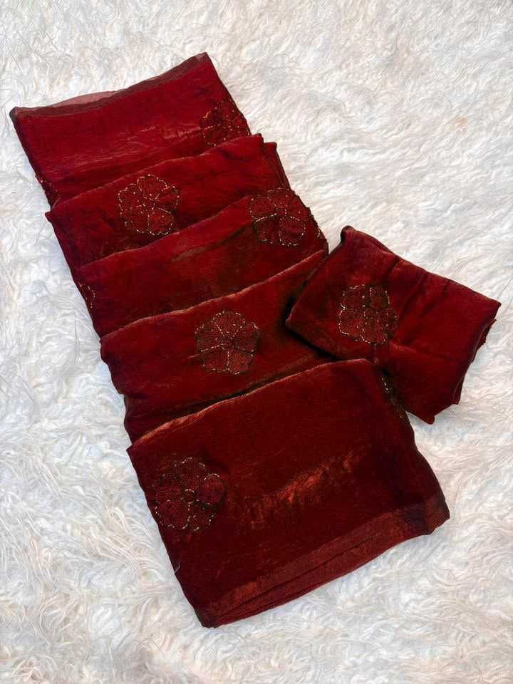 Asmi Satin Designer Saree