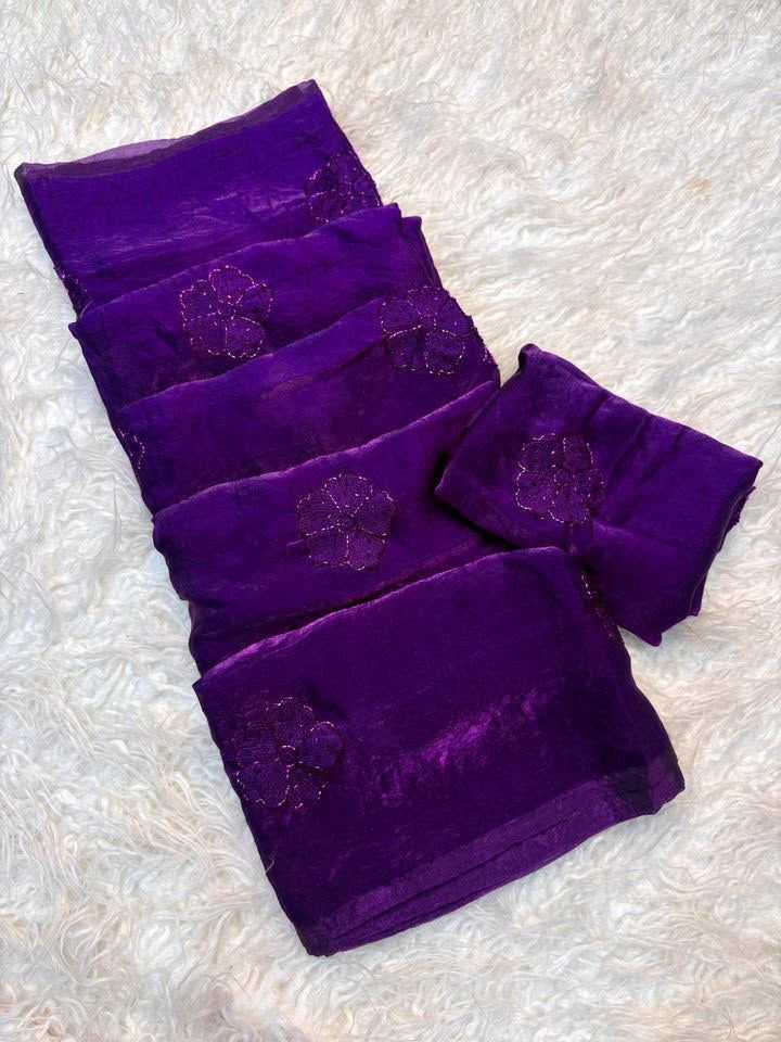 Asmi Satin Designer Saree