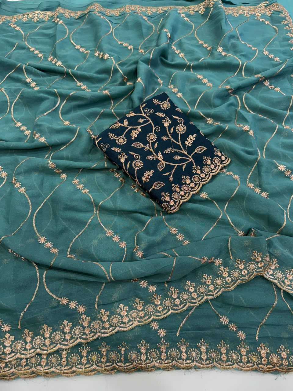 Barkha Premium Georgette Designer Saree