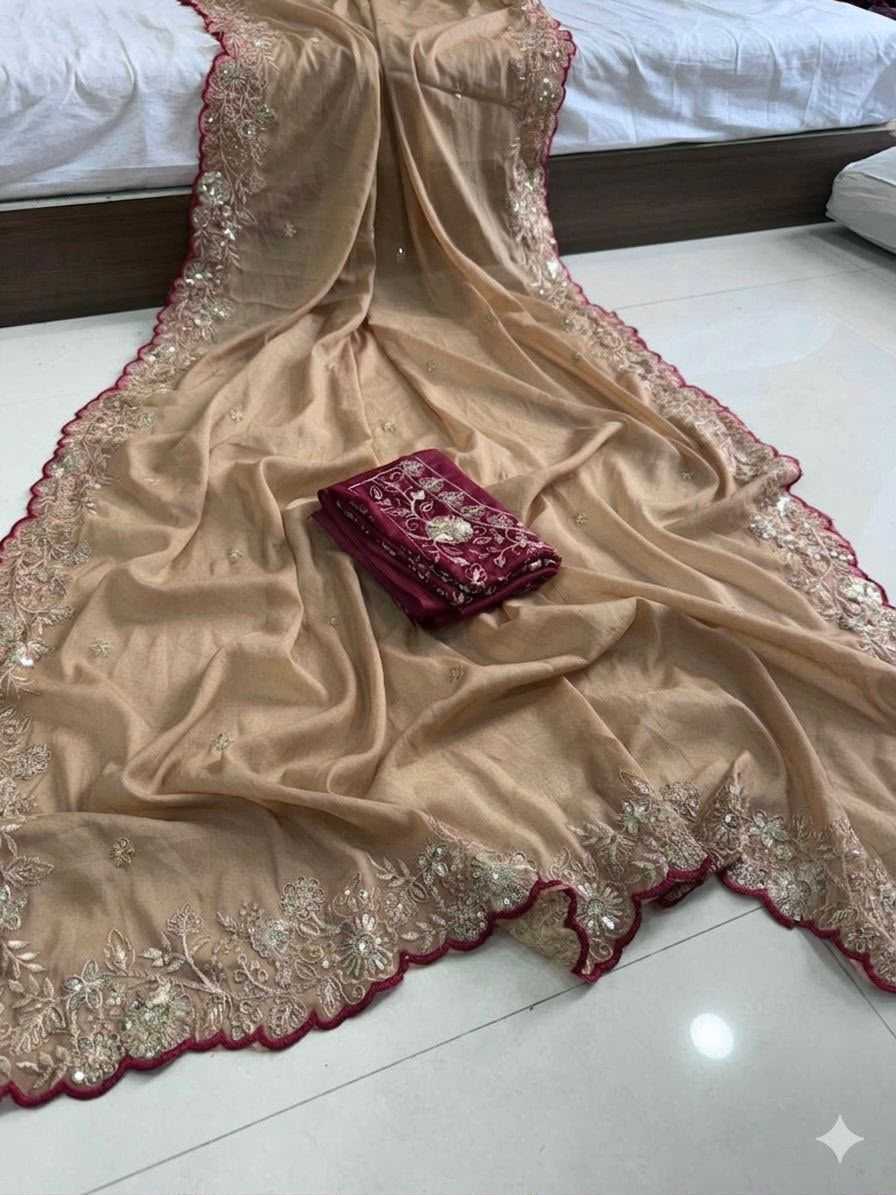 Chhavi Poly Georgette Saree