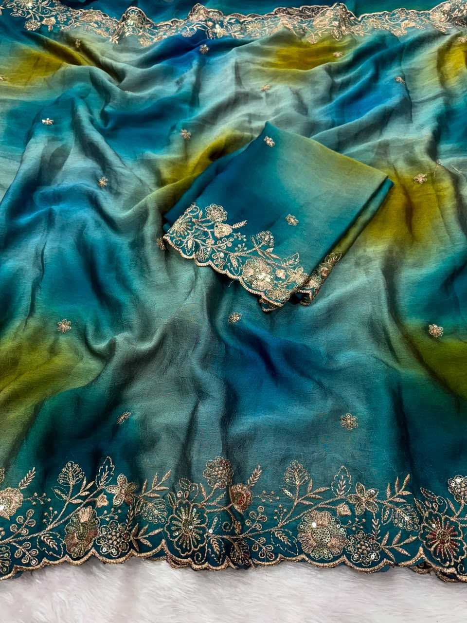 Devika Crush Silk Printed Saree