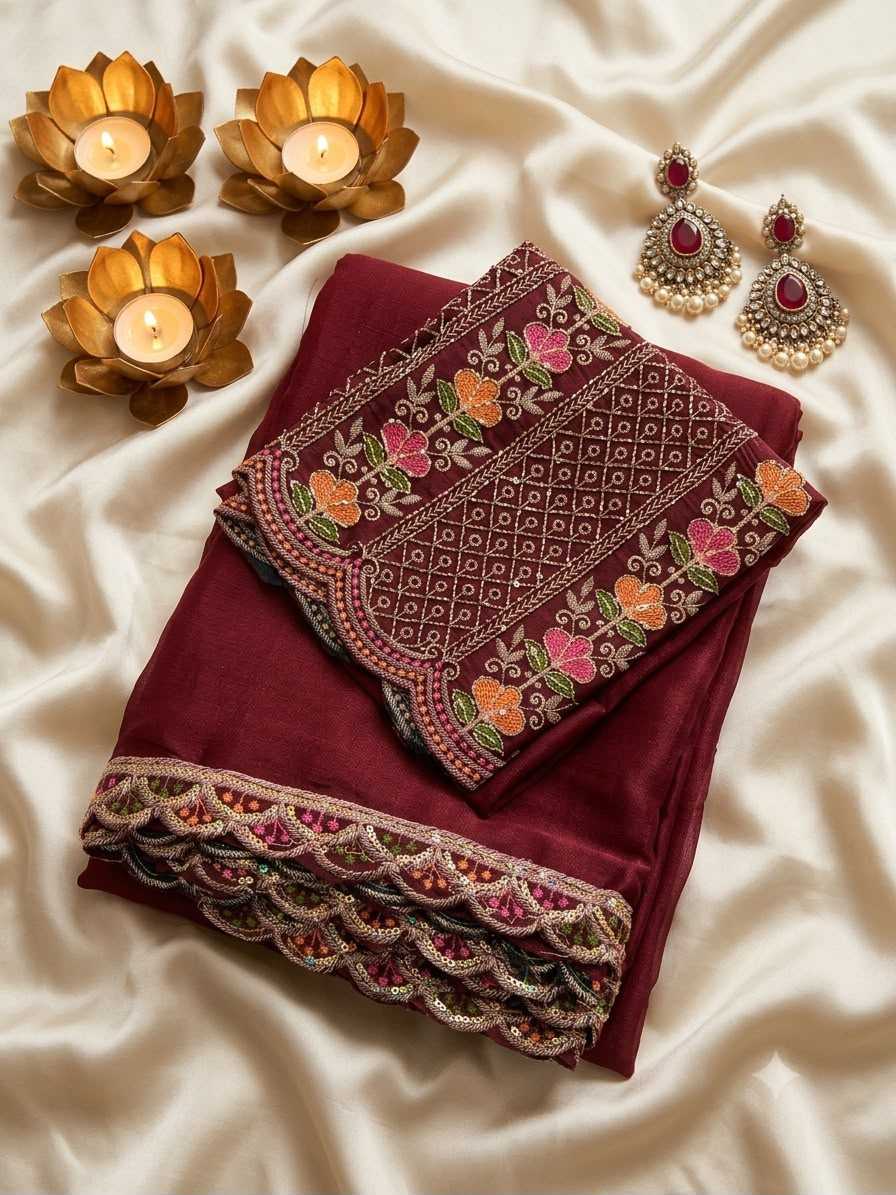Devika Premium Georgette Designer Saree