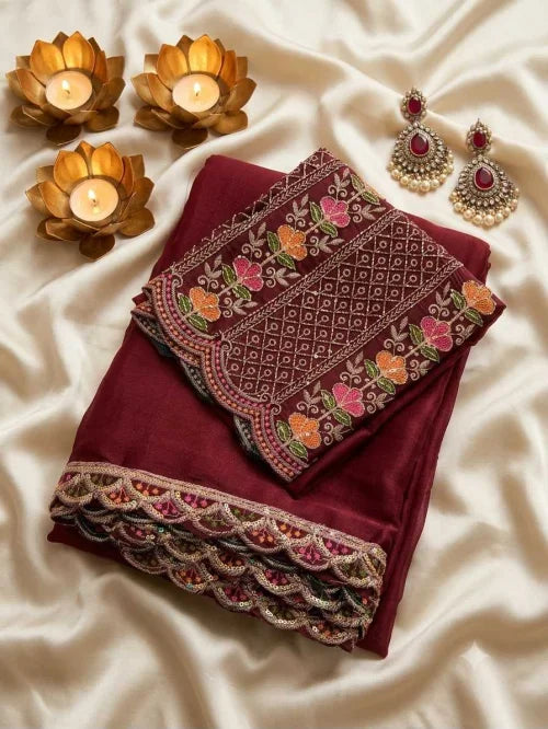 Devika Premium Georgette Designer Saree