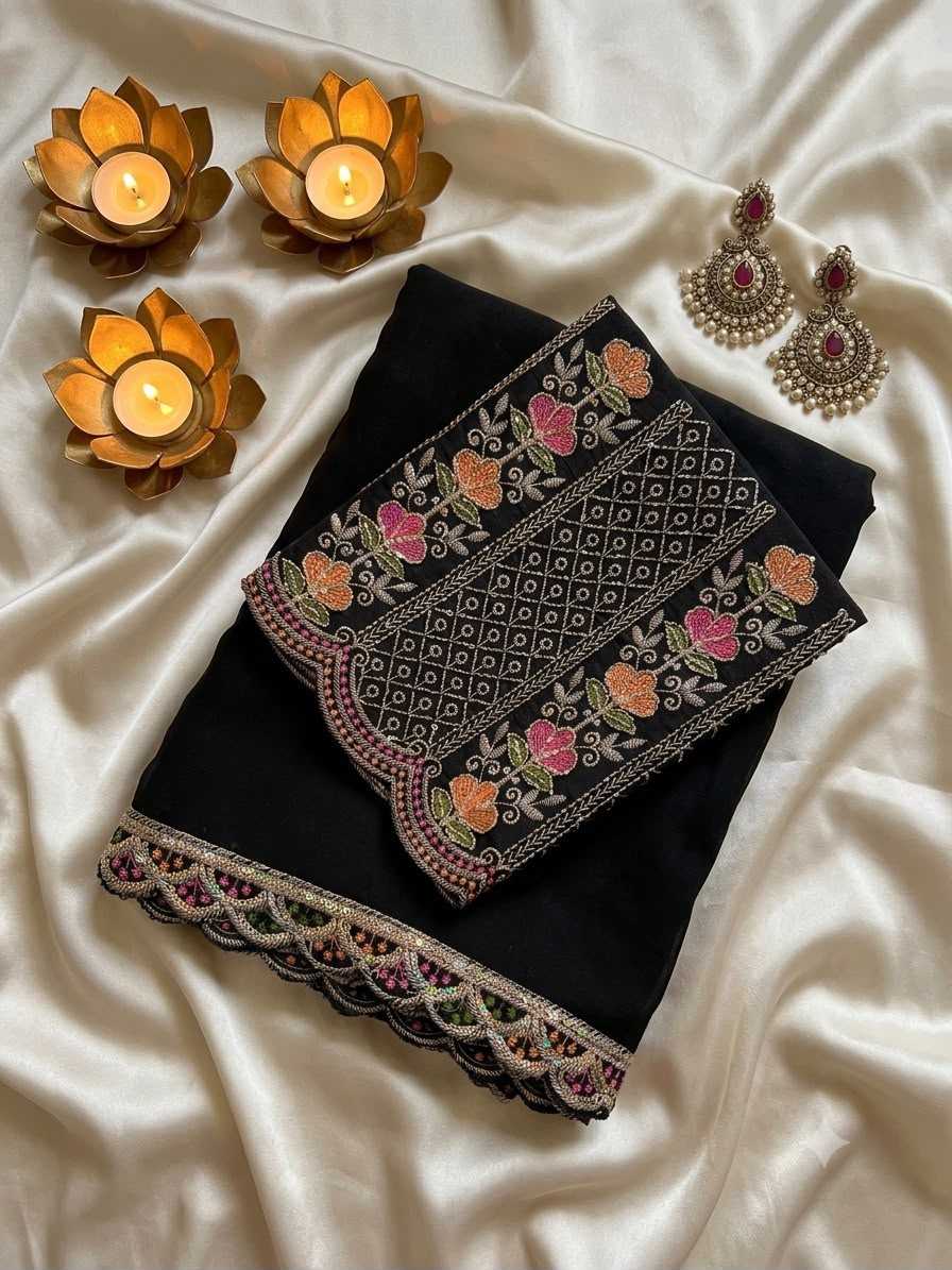 Devika Premium Georgette Designer Saree