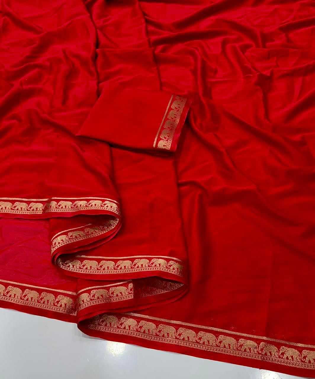 Crepe Designer Saree