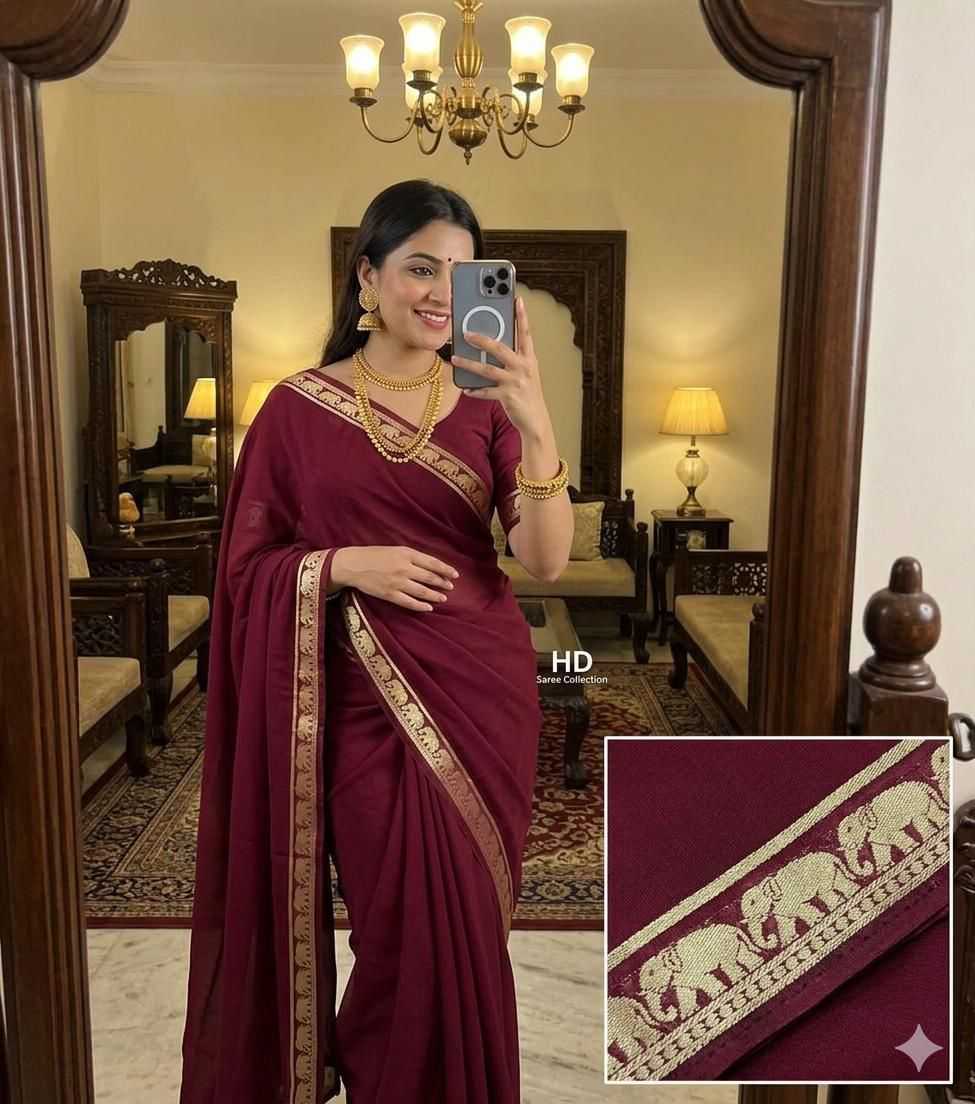 Crepe Designer Saree