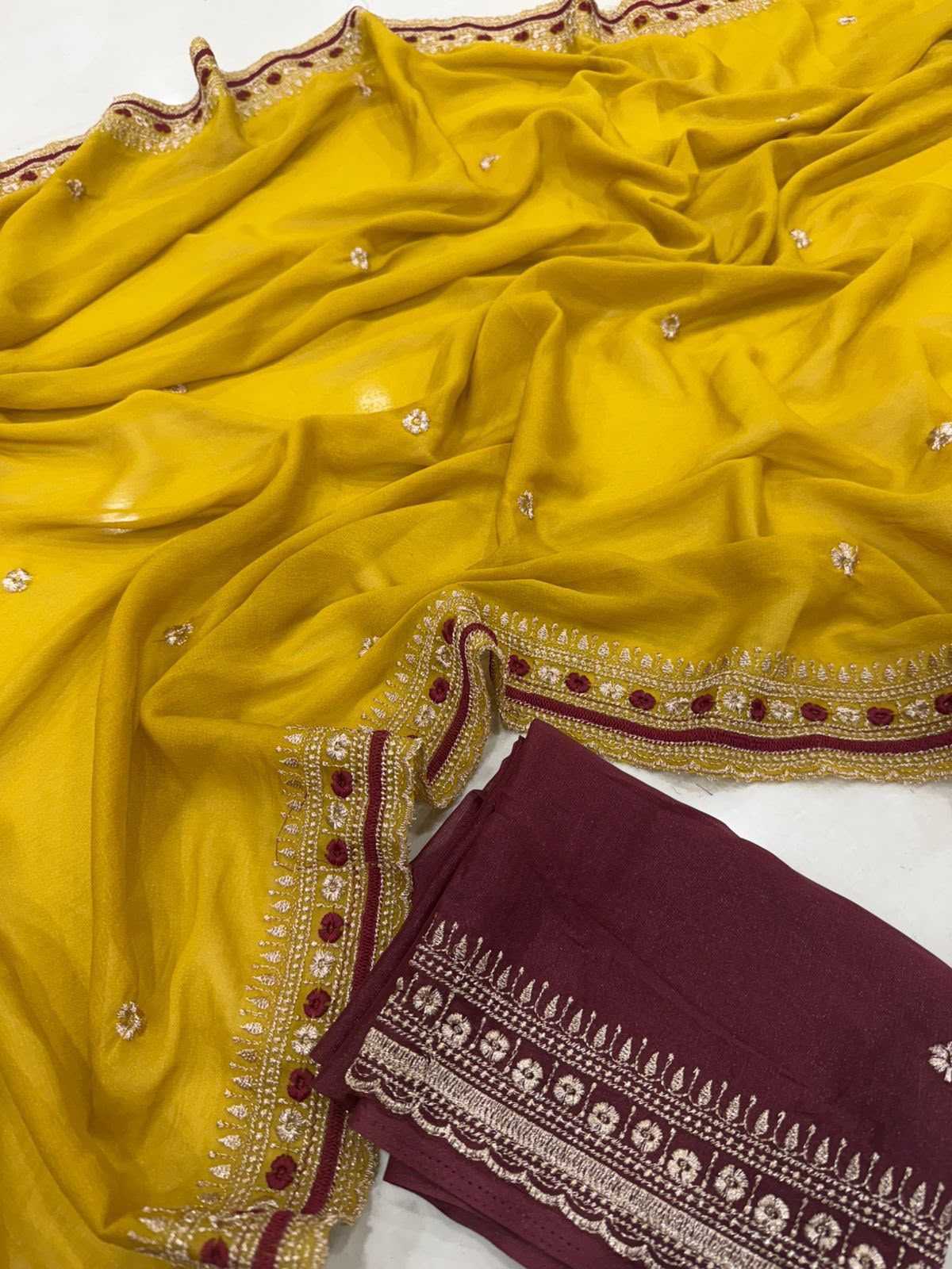 Drishti Premium Georgette Designer Saree