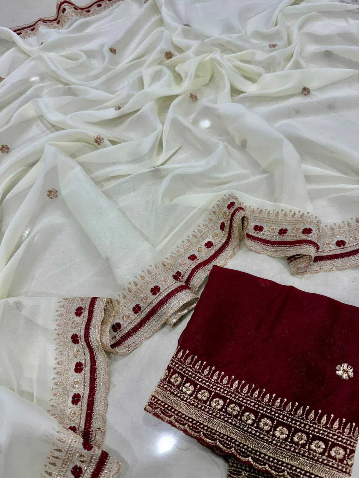 Drishti Premium Georgette Designer Saree