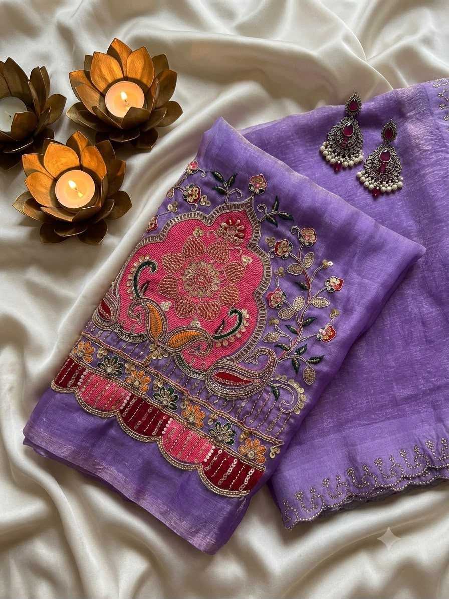 Drishti Satin Designer Saree