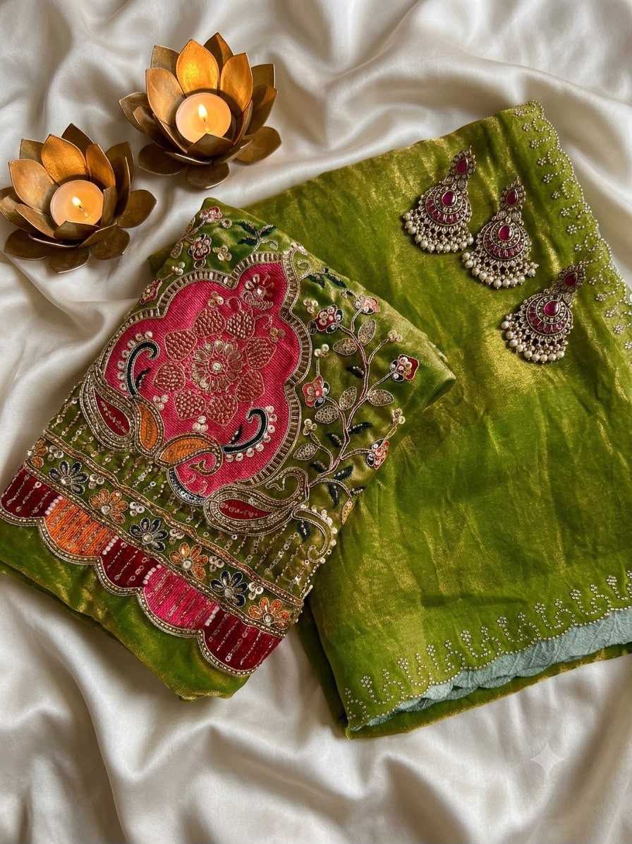 Drishti Satin Designer Saree