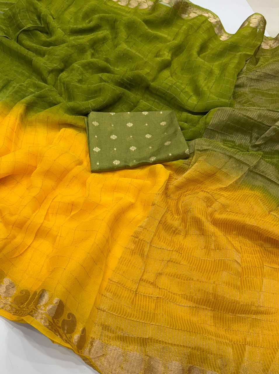 Ekta Poly Georgette Designer Saree