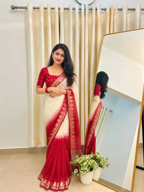 Ekta Poly Georgette Designer Saree