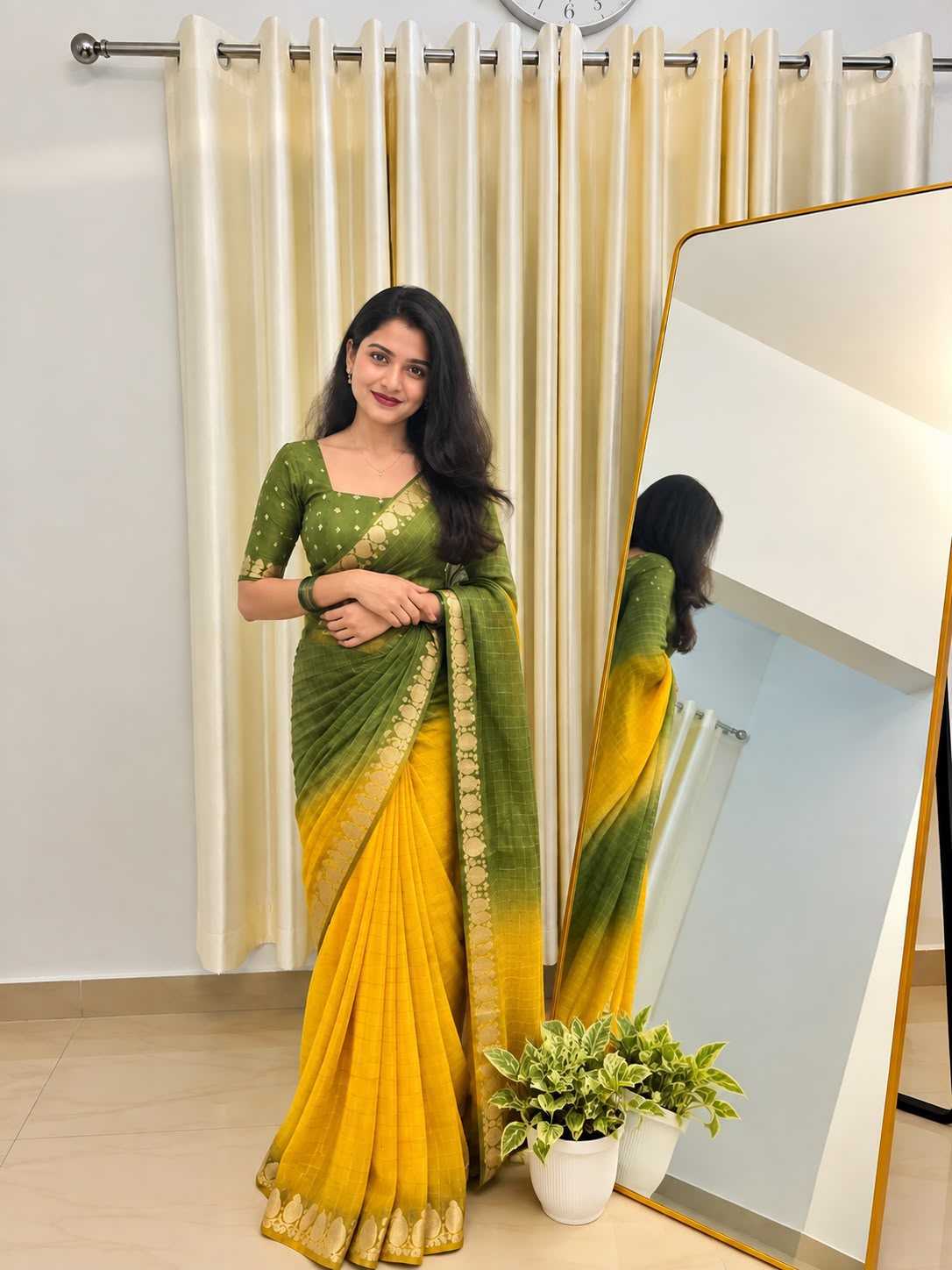 Ekta Poly Georgette Designer Saree