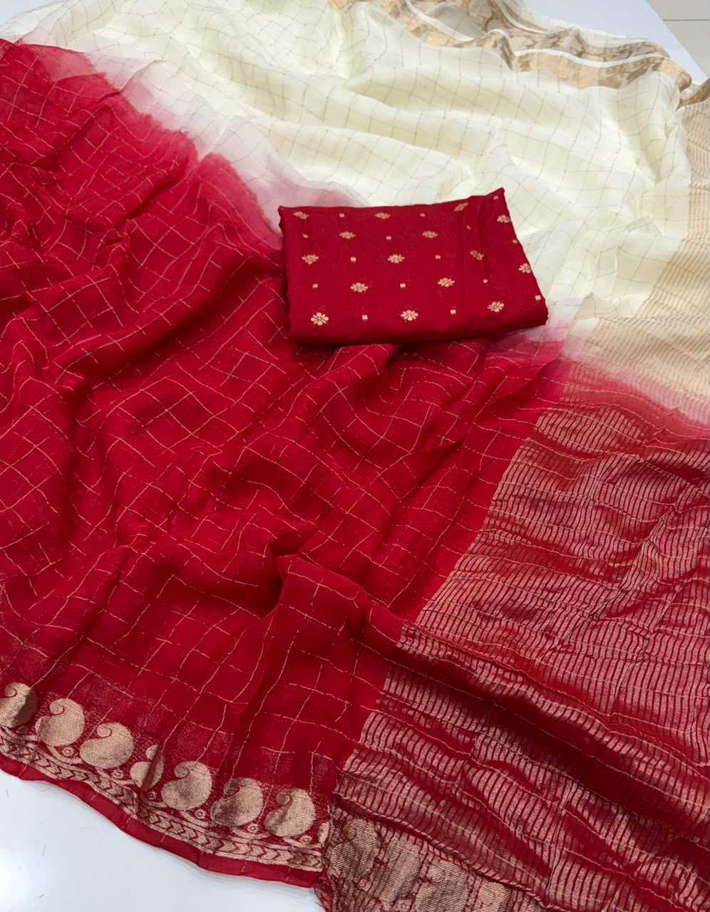 Ekta Poly Georgette Designer Saree