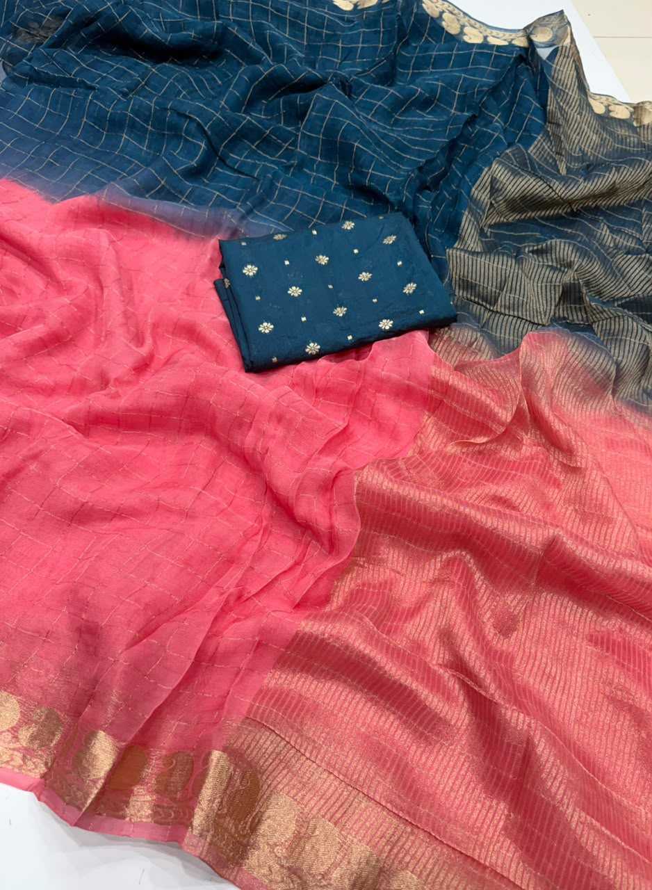 Ekta Poly Georgette Designer Saree