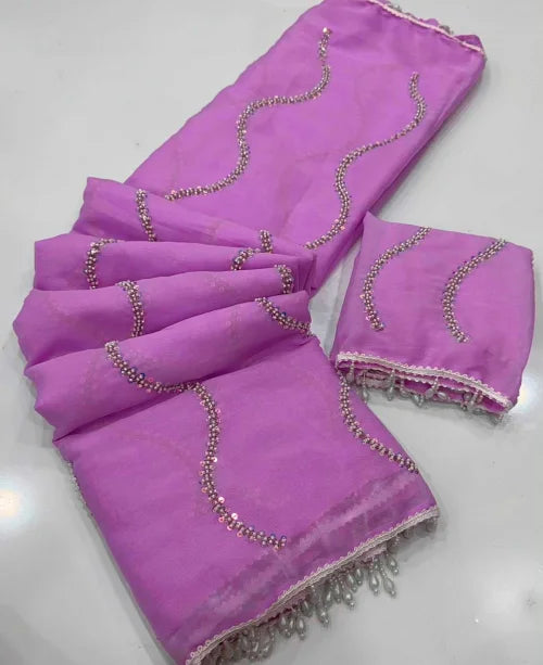 Eshani Premium Georgette Designer Saree