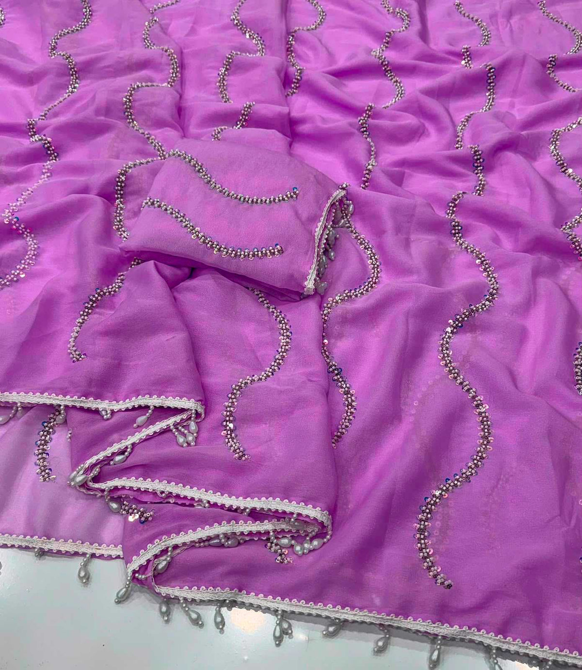 Eshani Premium Georgette Designer Saree