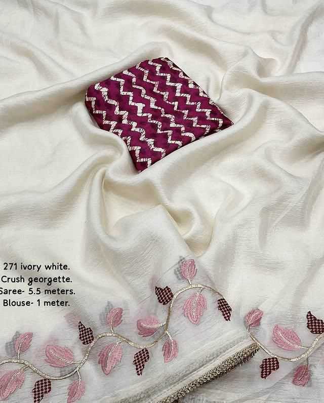 Georgette Designer Saree