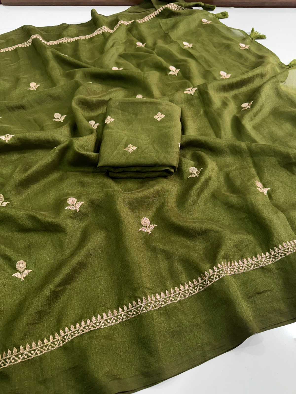 Hrida Jute Cotton Designer Saree