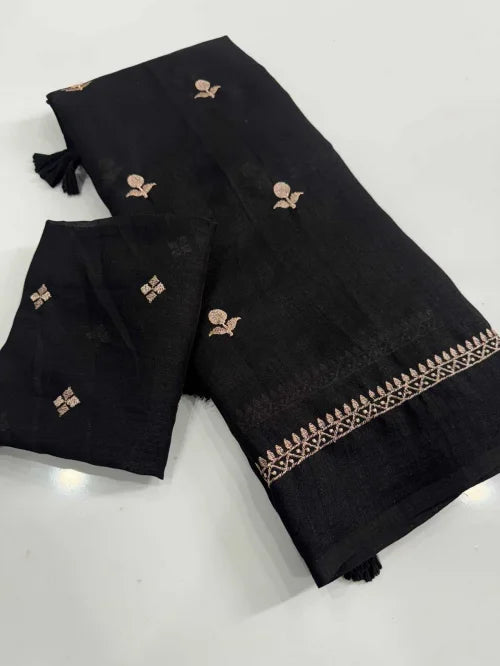 Hrida Jute Cotton Designer Saree