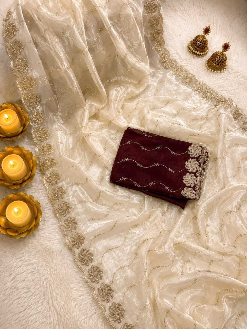 Ishita Satin Designer Saree