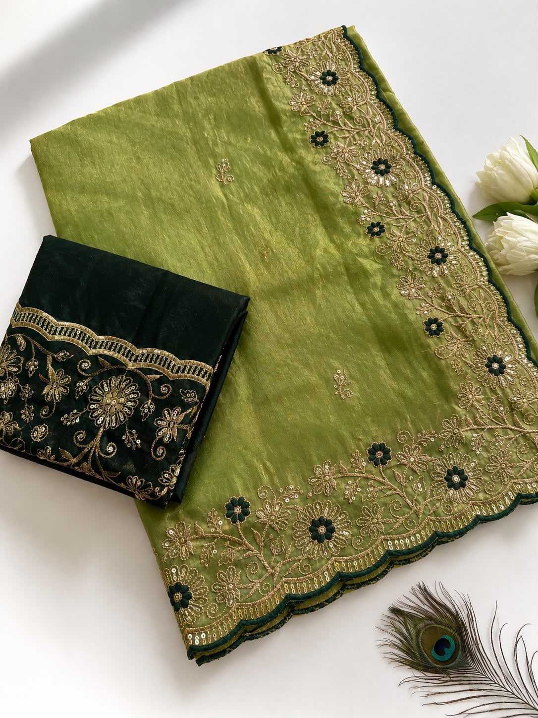 Janhvi Satin Sequence Saree