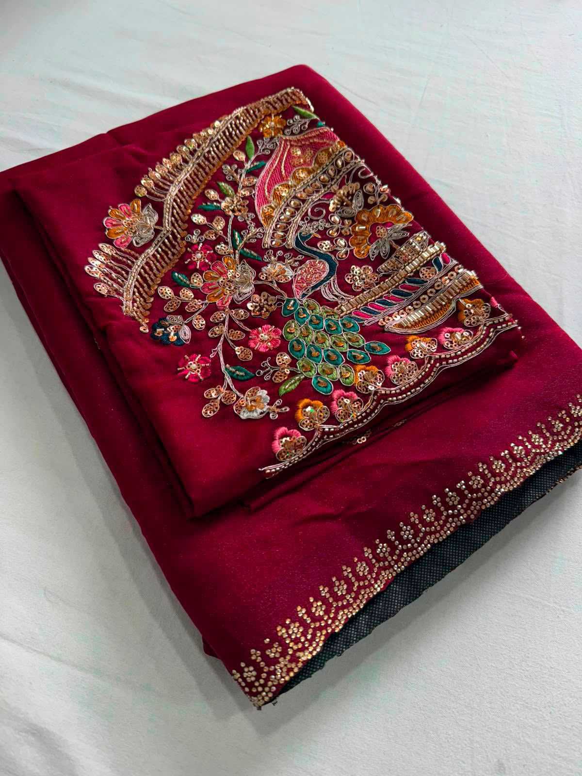 Jiya Premium Georgette Designer Saree