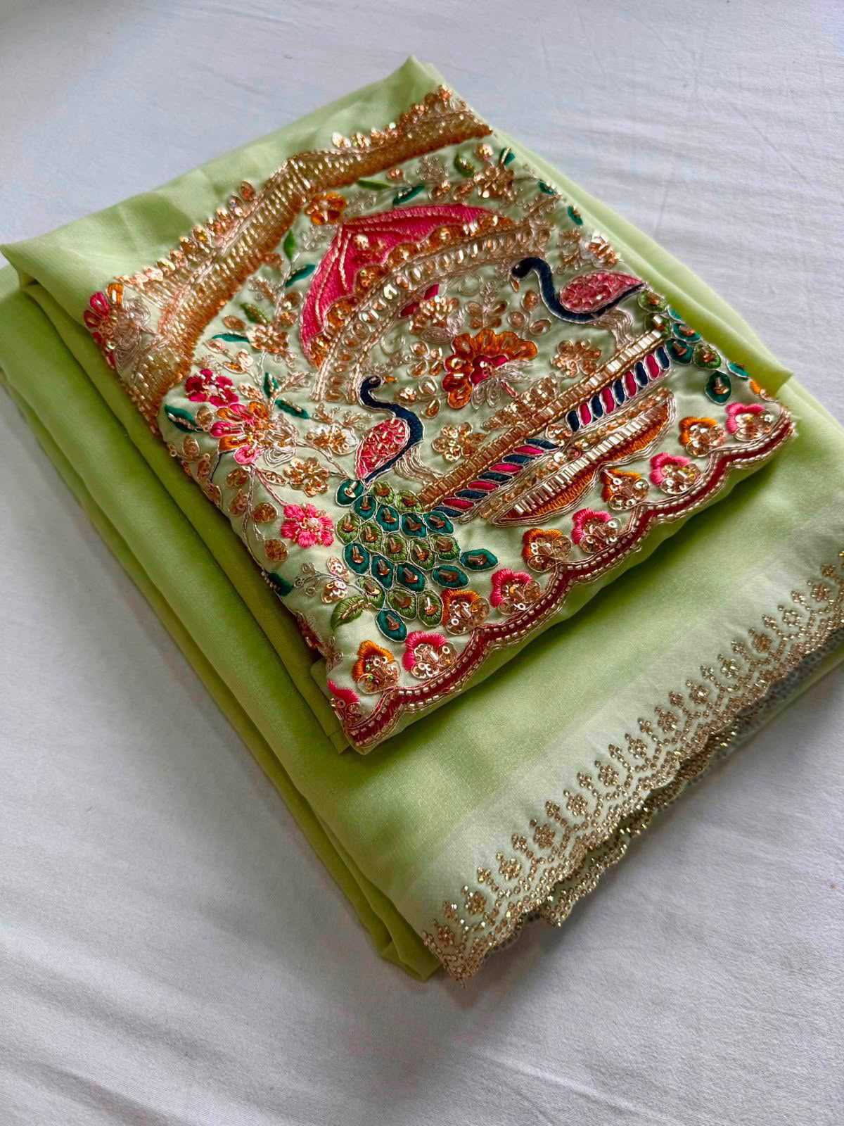 Jiya Premium Georgette Designer Saree