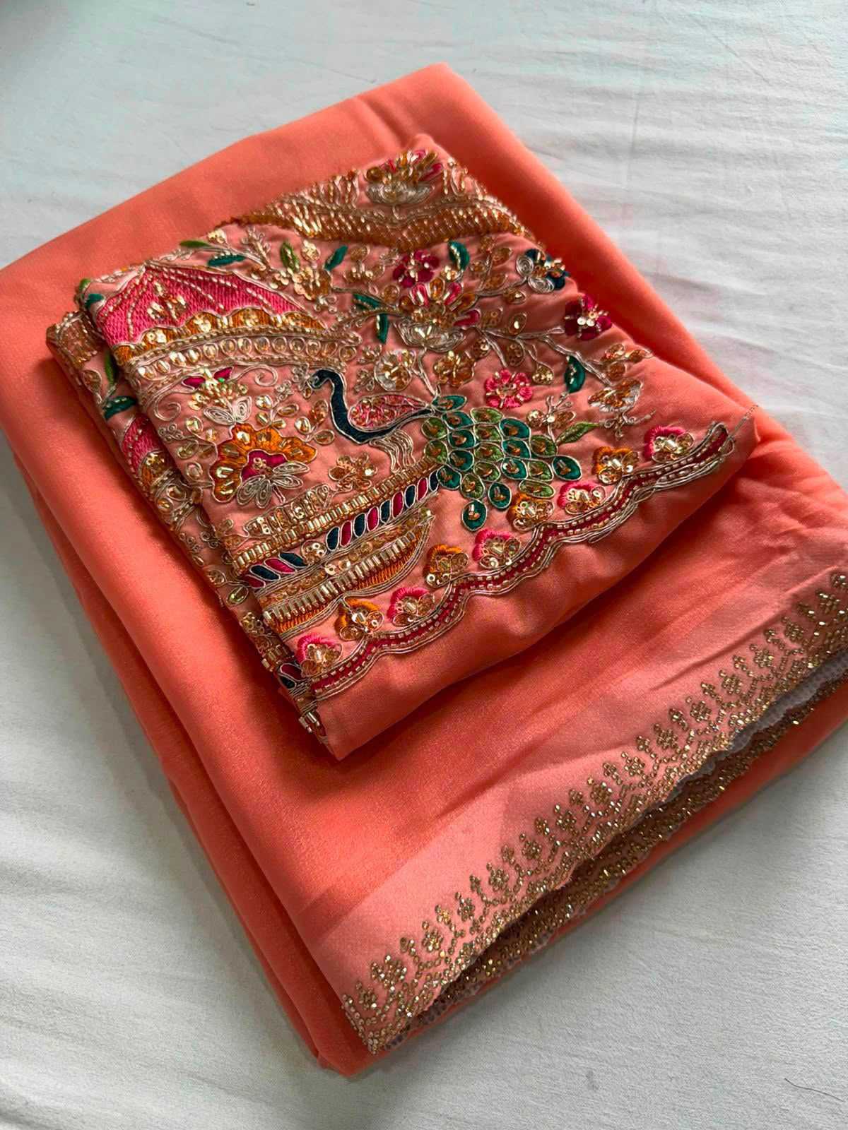 Jiya Premium Georgette Designer Saree