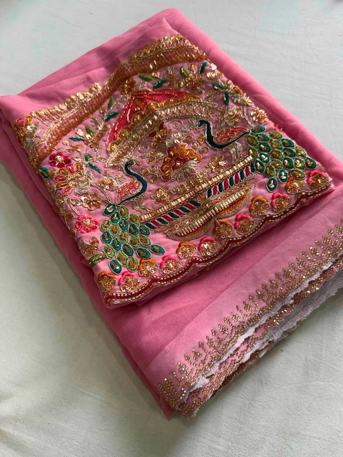 Jiya Premium Georgette Designer Saree