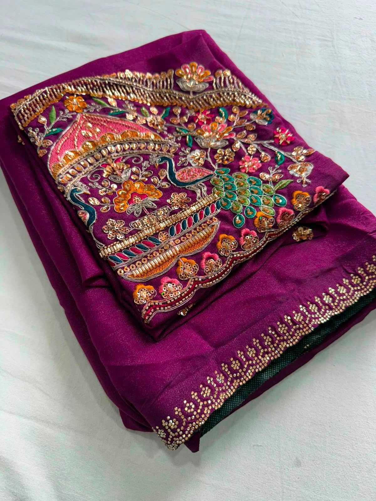 Jiya Premium Georgette Designer Saree